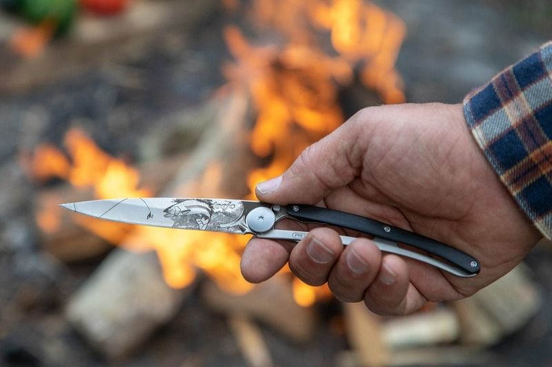 Trout Design Pocket Knife