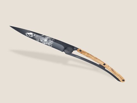 Deejo 37g, Olive wood / Grizzly