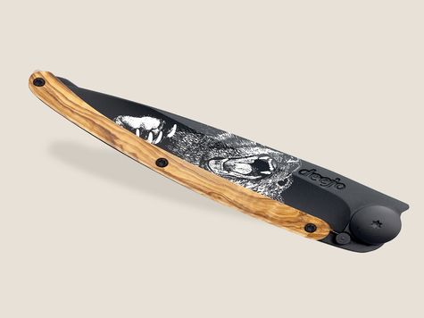 Deejo 37g, Olive wood / Grizzly