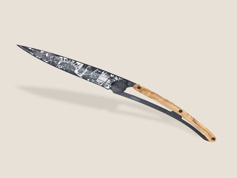 Deejo 37g, Olive wood / Motor