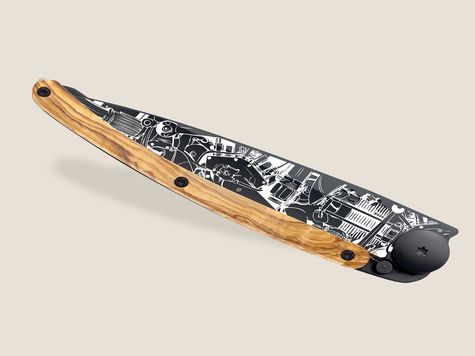 Deejo 37g, Olive wood / Motor
