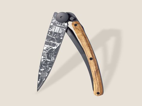 Deejo 37g, Olive wood / Motor