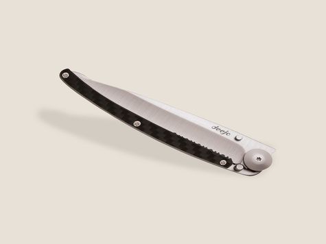 Deejo Serrated 37g, Carbon fiber