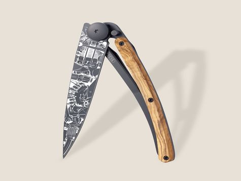 Deejo 27g, Olive wood / Motor