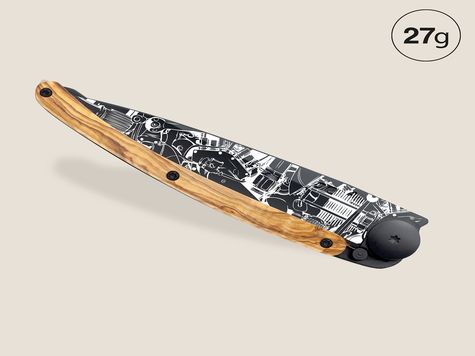 Deejo 27g, Olive wood / Motor