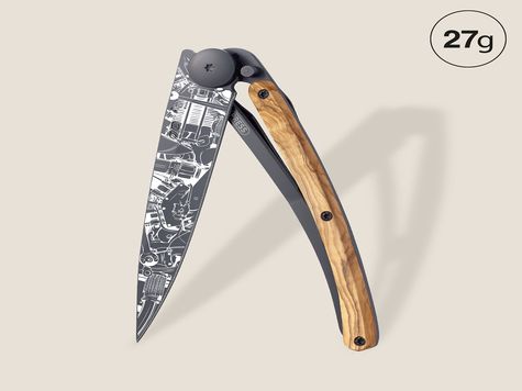 Deejo 27g, Olive wood / Motor