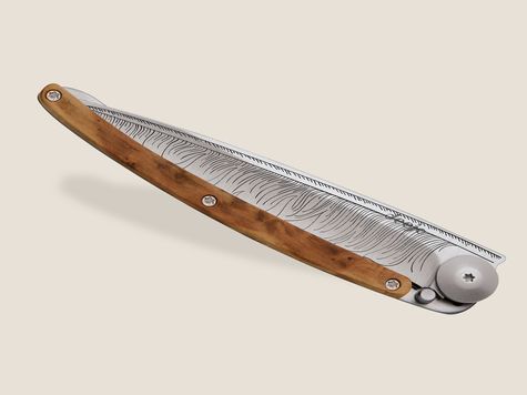 Deejo 37g, Juniper wood / Feather