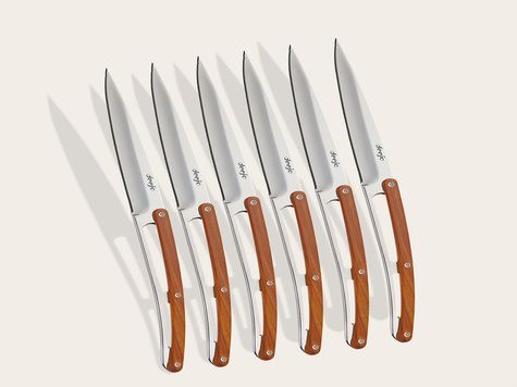 6 Deejo de Mesa Serrated, Palo rojo