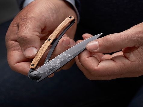 Deejo 37g, Olive Wood / Scorpio