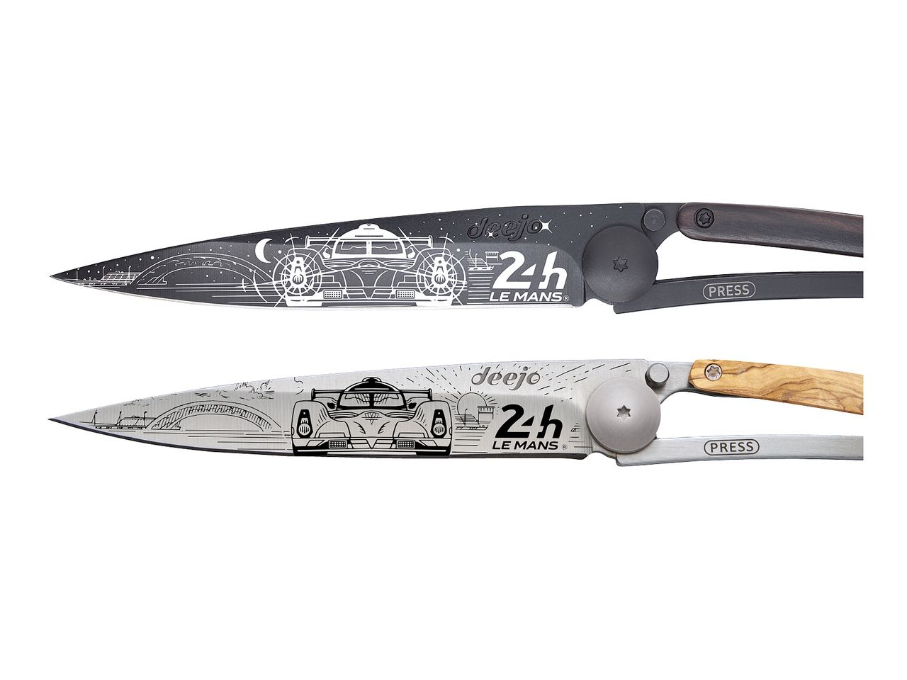 Deejo 37g, Olive wood / Van Life - 37 GR (Standard) - POCKET KNIVES