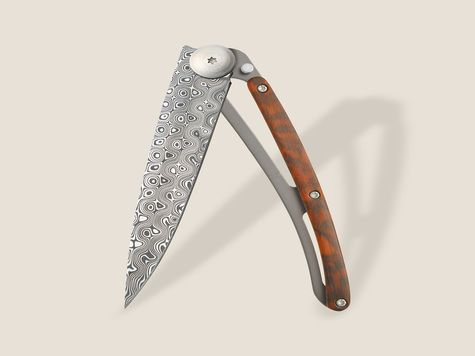 Deejo Damascus 37g, Snakewood