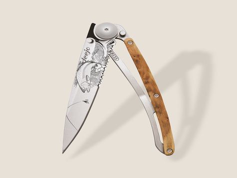 Deejo Serrated 37g, Juniper wood / Trout