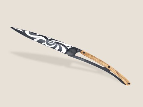 Deejo 37g, Olive wood / Tribal