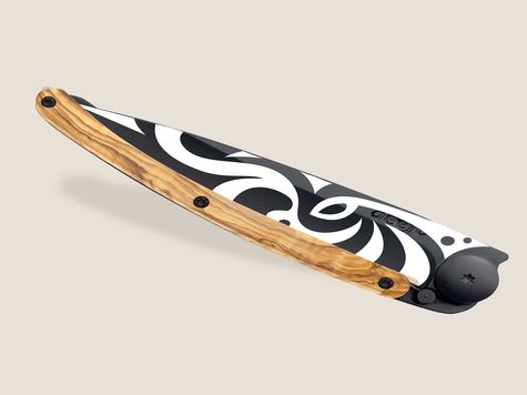 Deejo 37g, Olive wood / Tribal