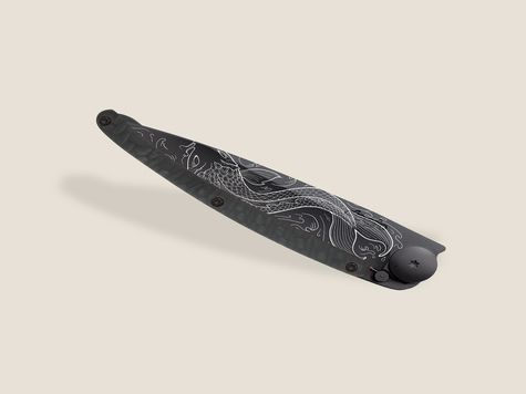 Deejo 37g, Skin grey / Fish