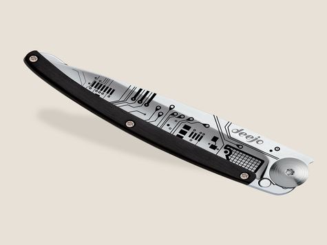 Deejo 37g, Ebony wood / Circuit Board