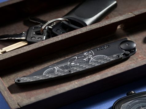Deejo 37g, Carbon Fiber / Café Racer
