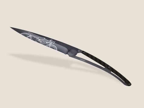 Deejo 37g, Fibra De Carbono / Café Racer