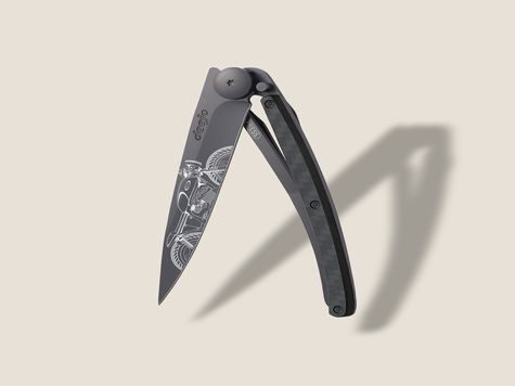 Deejo 37g, Carbon Fiber / Café Racer