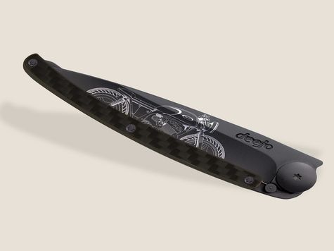 Deejo 37g, Fibra De Carbono / Café Racer