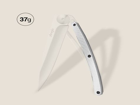 Handle in light grey aluminum, for Deejo 37GR Handle in light grey aluminum, for Deejo 37GR