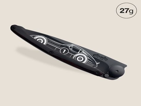 Deejo 27g, Ebony wood / Racing car