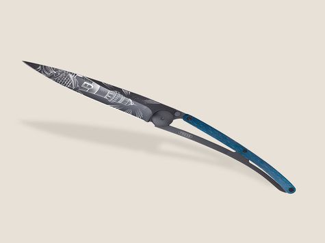 Deejo 37g, Blue Beech Wood / Lightouse