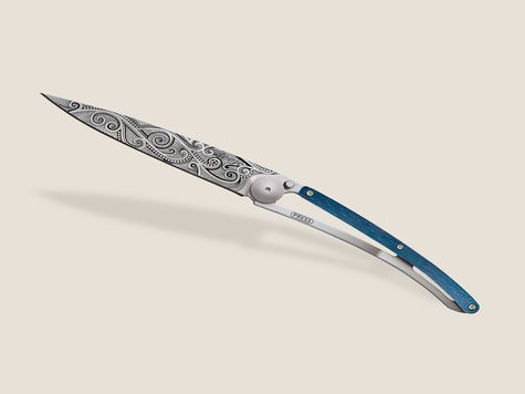 Deejo 37g, Blue Beech Wood / Pacific