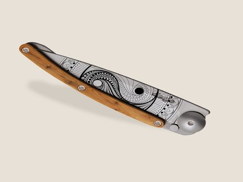 Deejo 27g, Juniper wood / Yin & Yang