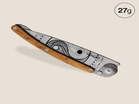 Deejo 27g, Juniper wood / Yin & Yang