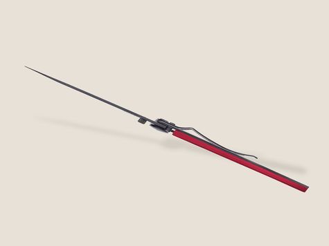 Deejo 37g, Red aluminum / American Bald Eagle