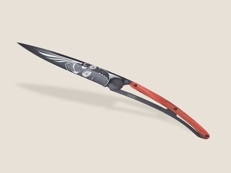 Deejo 37g, Red beech wood / Latino Skull