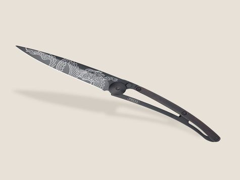Deejo 37g, Ebony / Japanese dragon