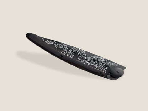 Deejo 37g, Ebony wood / Japanese dragon