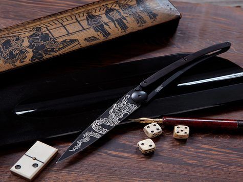 Deejo 37g, Ebony / Japanese dragon