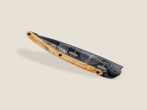 Deejo 37g, Olive Wood / Libra
