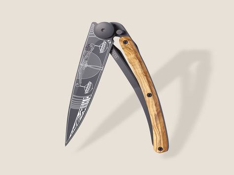 Deejo 37g, Olive Wood / Libra