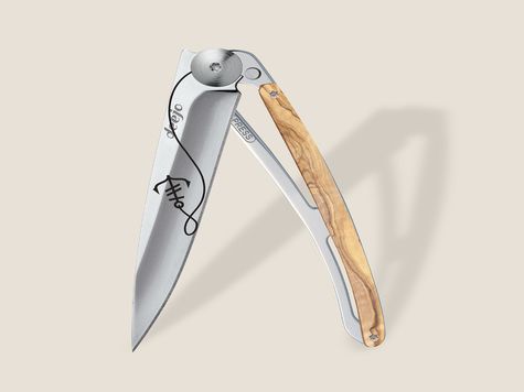 Deejo 27g, Olive wood / Anchor