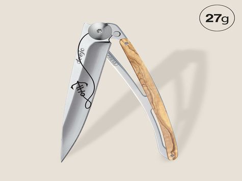 Deejo 27g, Olive wood / Anchor
