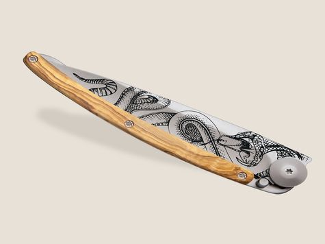 Deejo 37g, Olive wood / Snake