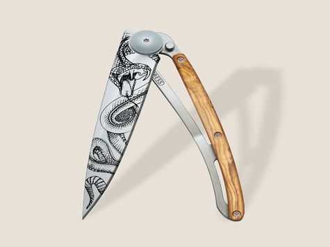 Deejo 37g, Olive wood / Snake