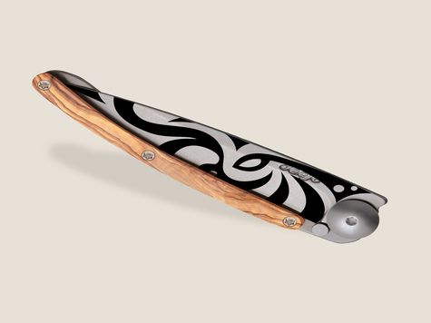 Deejo 27g, Olive wood / Tribal