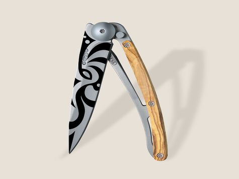 Deejo 27g, Olive wood / Tribal